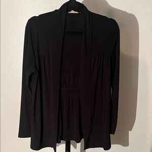 Carol Rose Elegant Black Cardigan